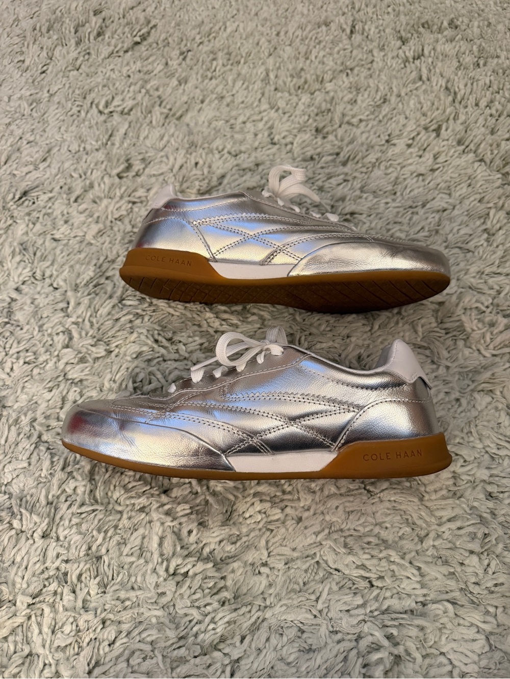 Cole Haan Silver Sneakers